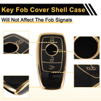 TPU Car Key Case for Mercedes Benz E Class (3 Buttons)