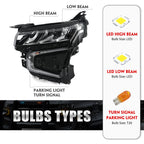 LED Headlight for Chevy Tahoe Suburban (2021–2024) LH Halogen Turn Signal