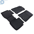 Set of 3 TPE Floor Mats Liner for Ford Escape (2020–2025) All Weather Black
