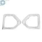 Set of 2 Chrome Fog Light Bezels for GMC Sierra 1500 Denali SLT (2019–2020)