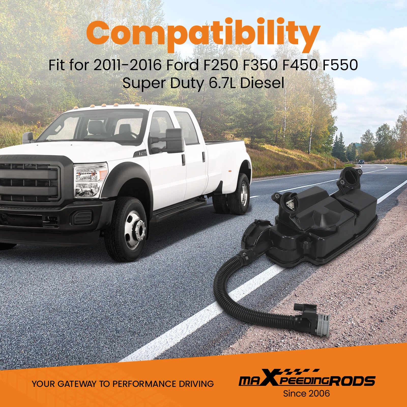 Oil Separator Assembly for Ford F-250 F-350 F-450 F-550 (2011–2016)