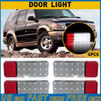 4X LED Rear Door Panel Courtesy Lamps for Ford Expedition (1997–2002)