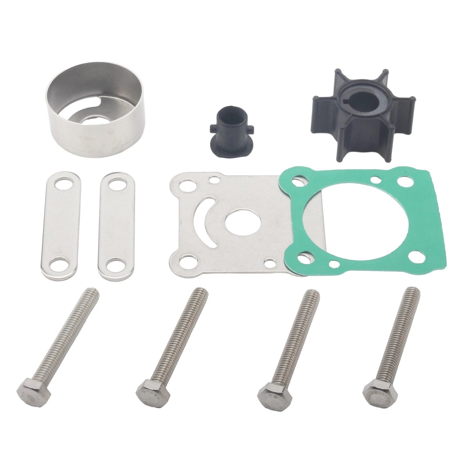 Water Pump Repair Kit for Yamaha 2 Stroke 6-8 HP Outboard Motor (1990–2023)