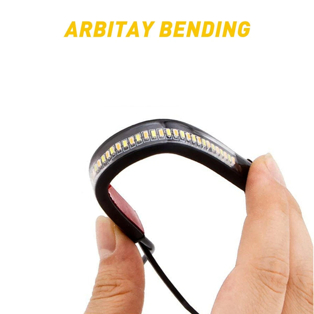 2X Switchback LED Turn Signal Light Strips for Motorcycle