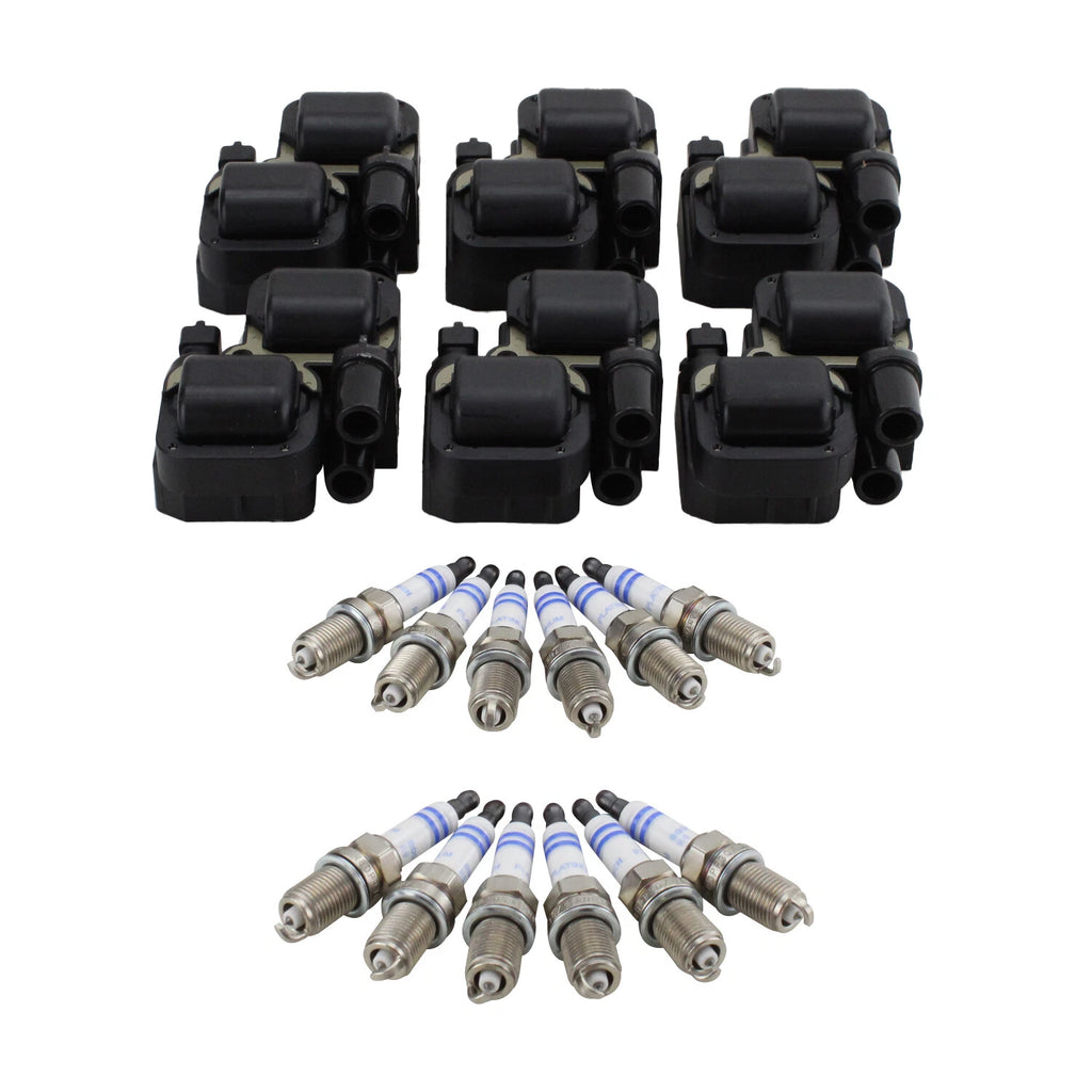 Ignition Coil & Platinum Spark Plugs Kit for V6 2.6L 2.8L 3.2L 3.7L