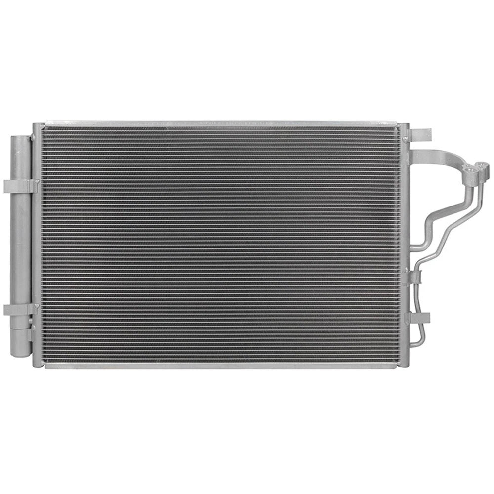 Electric AC Condenser Cooling Fan Kit for Kia Forte Hyundai Elantra (2015–2016)