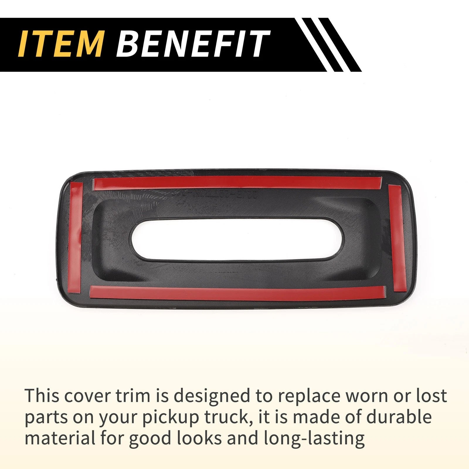 Carbon Fiber Pattern Rear Roof Reading Light Cover for Toyota Tundra (2022–2024)