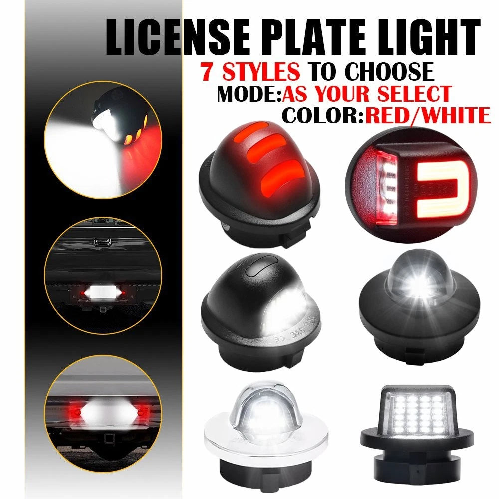 AUXITO LED License Plate Light for Ford F150 (1990–2014), F250 F350 F450 (1999–2016)