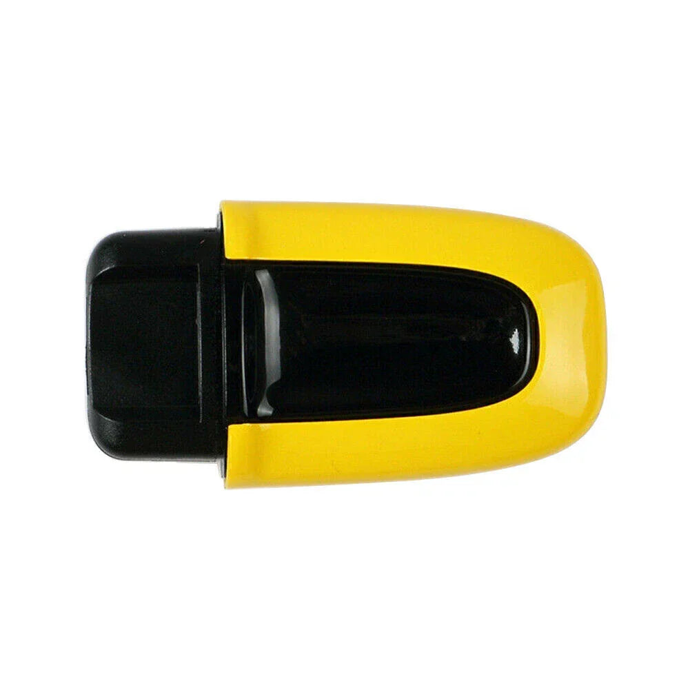 Yellow ABS One Button Start Key Cover Case for Macan (2015-2023)