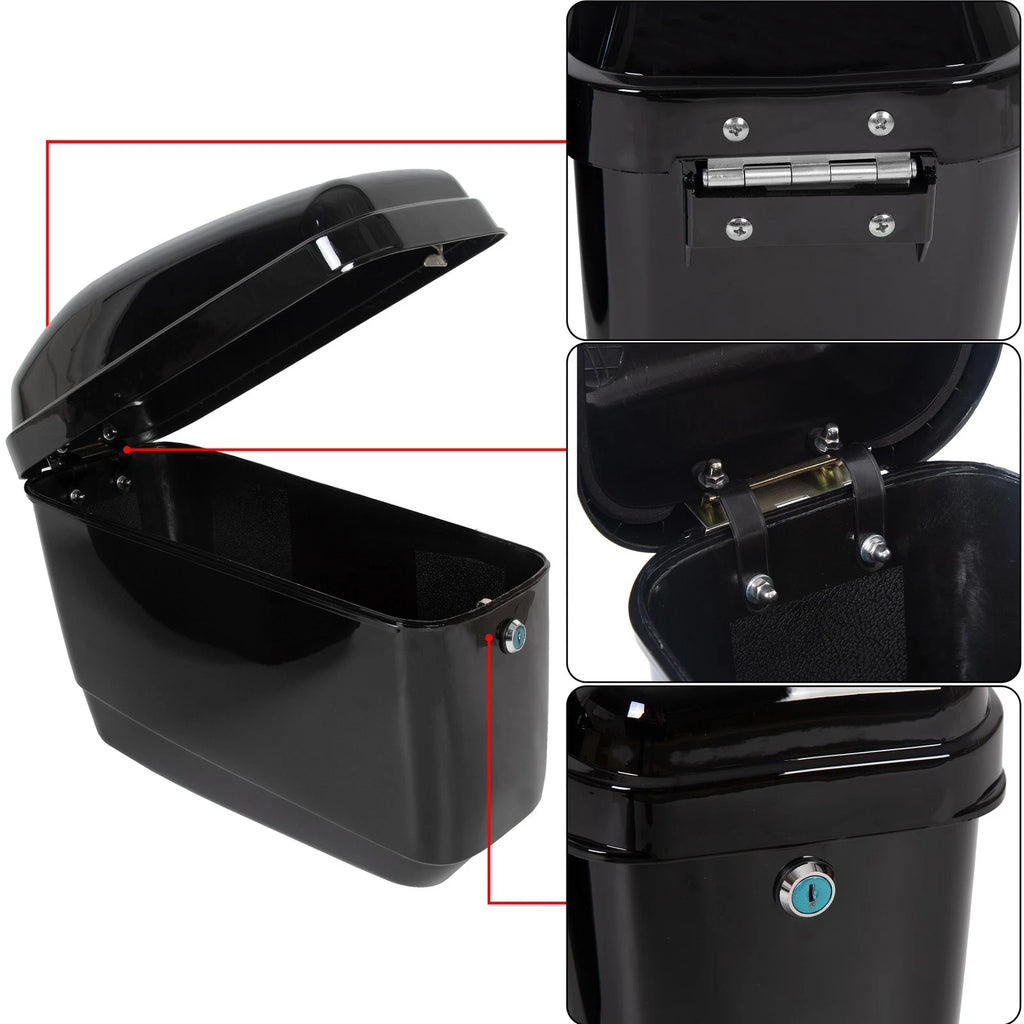 Saddlebag Set for Harley Honda Motorcycle (Universal Fit)