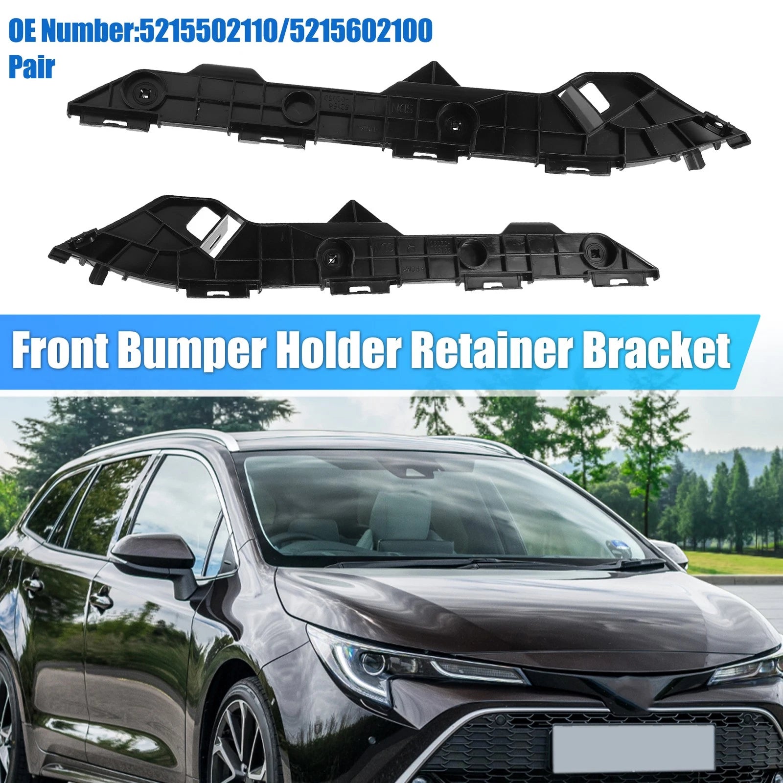 Pair Rear Bumper Bracket for Toyota (No. 5215502110/5215602100)