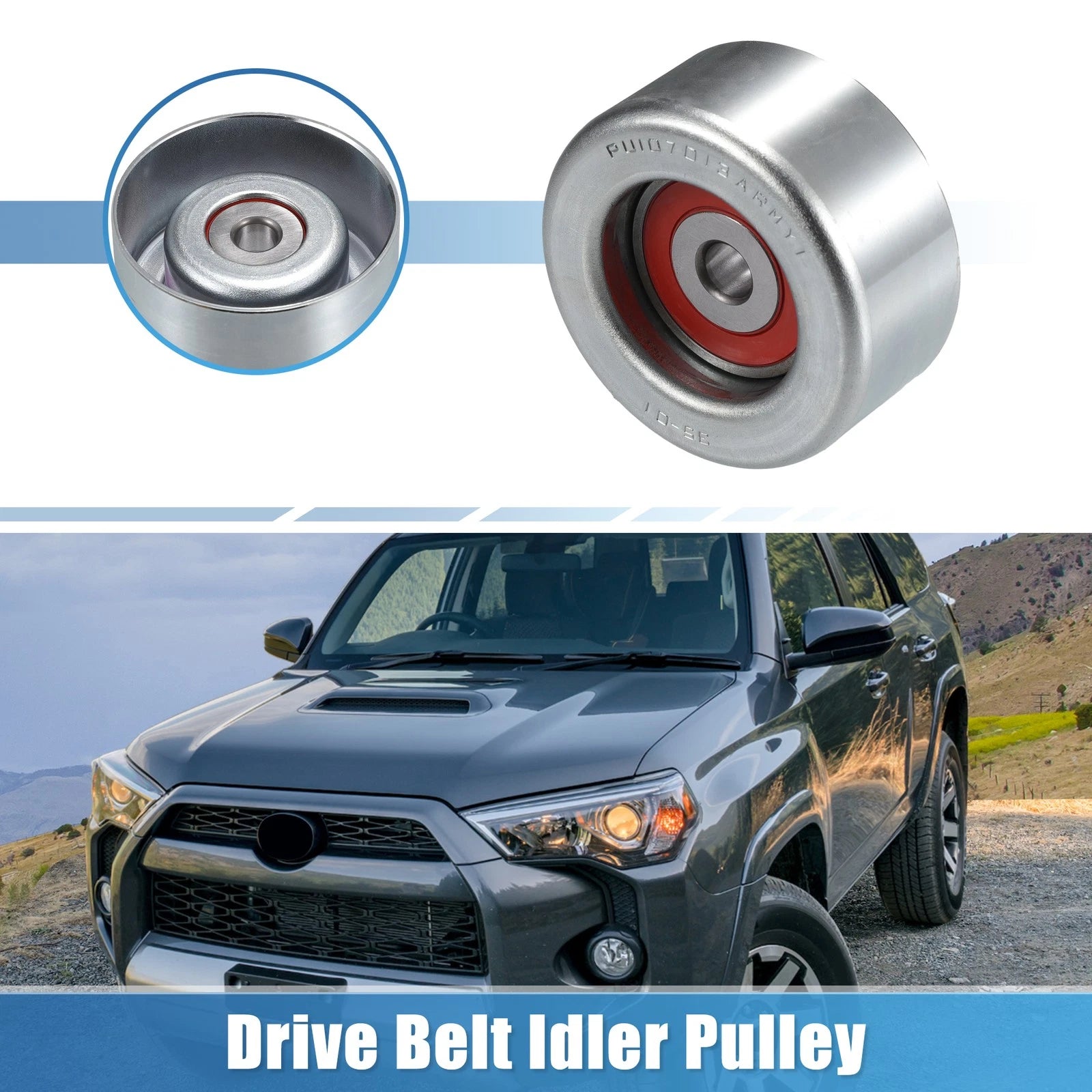 Idler Pulley 16604-31020 for Lexus GS350 RC350, Toyota 4Runner RAV4 Tacoma 