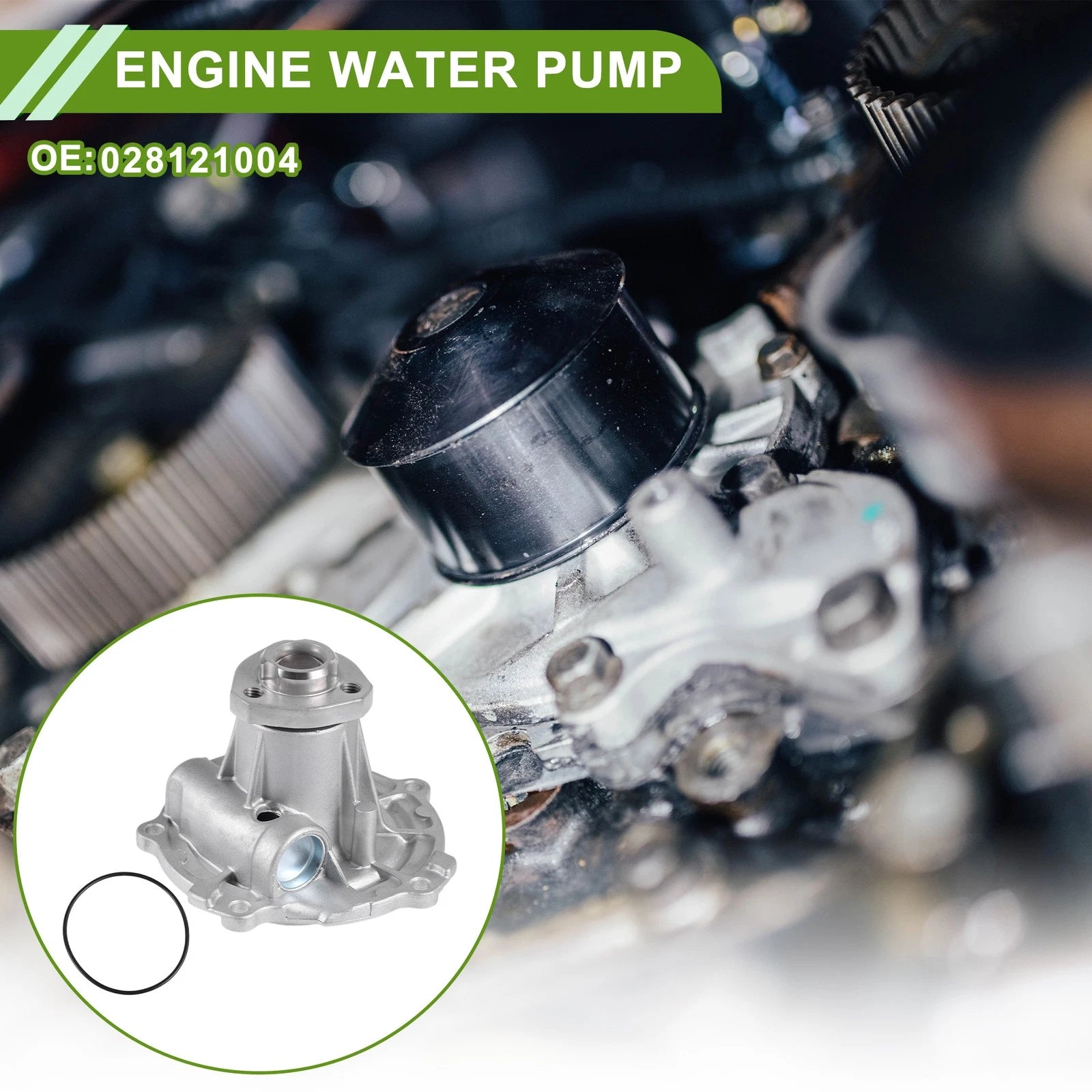Engine Water Pump for Audi A6 (1997–2005) No. 028121004 Cooling Pump