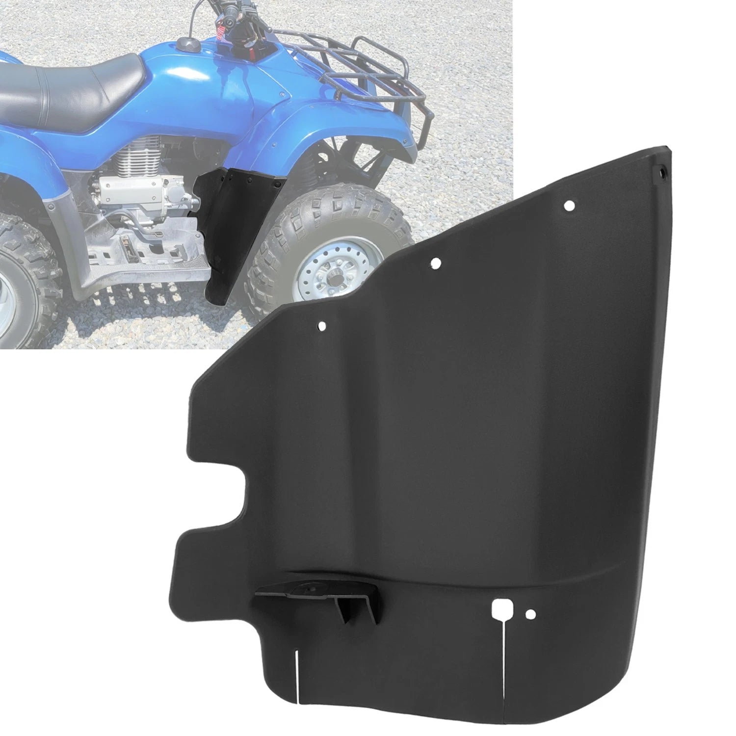 Right Front Splash Mud Guard Flap for Honda TRX350 Rancher (2004–2006)