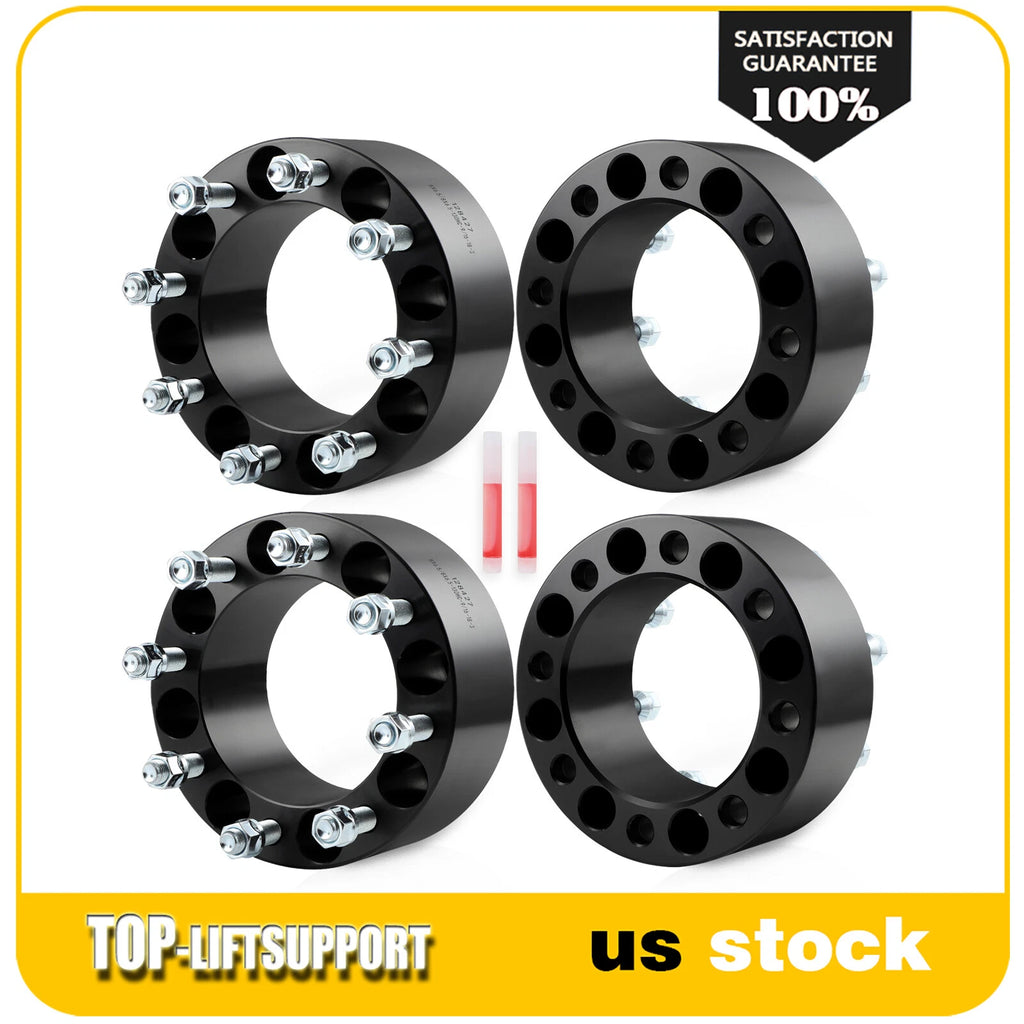 Set of 4 Wheel Spacers for Dodge Ram 2500 3500, Ford F250 F350