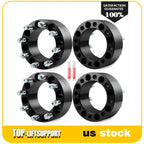 Set of 4 Wheel Spacers for Dodge Ram 2500 3500, Ford F250 F350