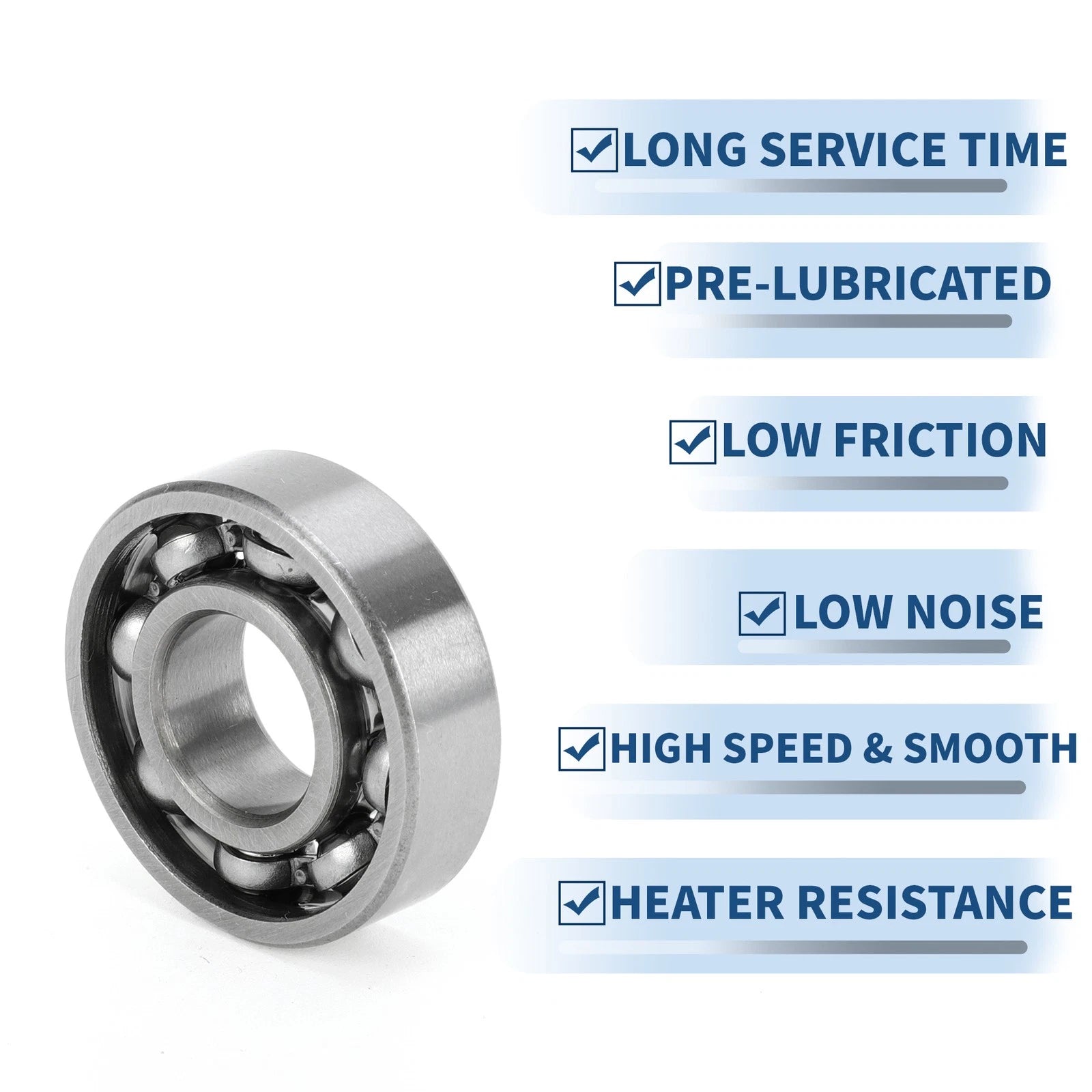 Deep Groove Ball Bearing 12x28x8mm for Scooter Skateboard (6001)