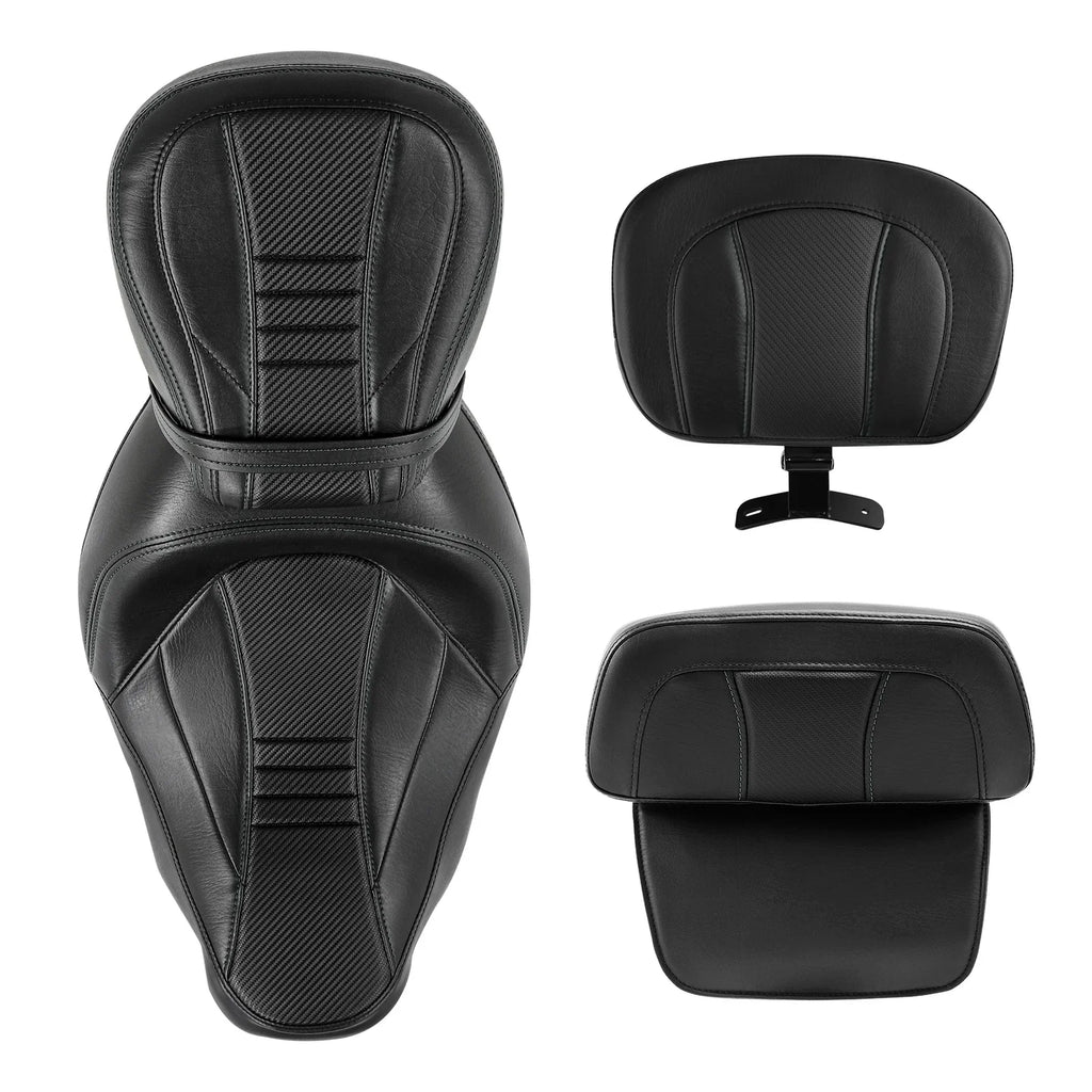 Seats Backrest for Harley Road Street Glide (2014-2023) Black