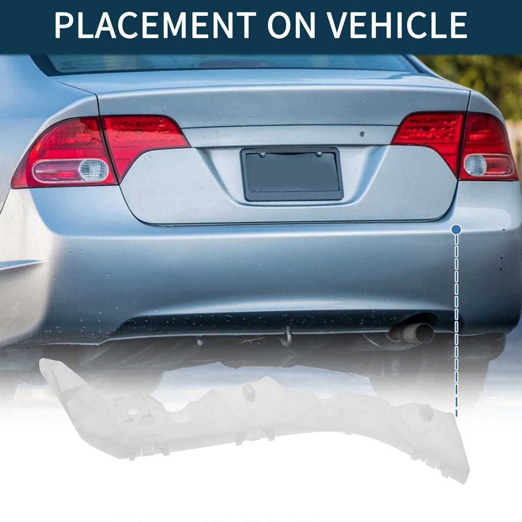 Right Rear Bumper Retainer Bracket No.GJ6A502H1E for Mazda 6 (2003–2008)
