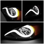 LED Smoked Amber Signal Headlight Lamps for Pontiac Grand AM (1999–2005)