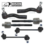 6pc Front Sway Bar Tie Rod End Kit for Mazda 6 i S (2003–2008)