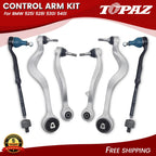 Set of 6 Front Lower Control Arm and Tie Rod Assembly for BMW 525i 528i 530i 540i (1997–2003)