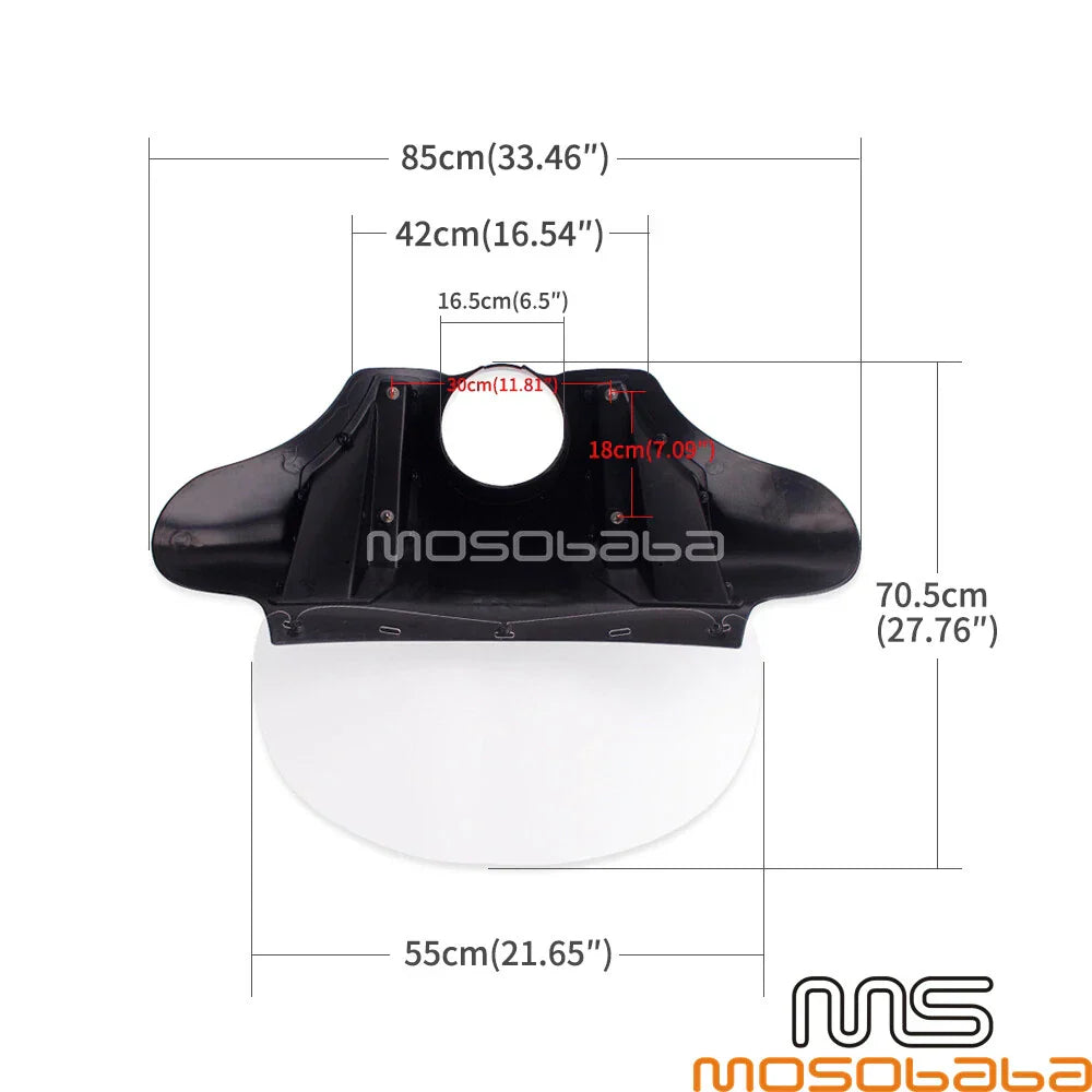 Batwing Fairing for Harley Dyna Switchback FLD, Street 750, XG750, XL1200X, XL883 (2012-2017)