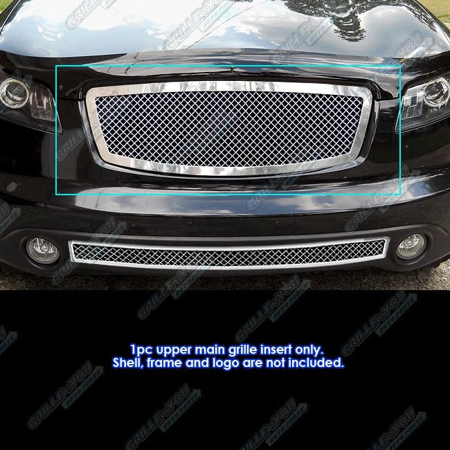 Stainless Mesh Grille Insert for Infiniti FX35/FX45 (2003–2005)