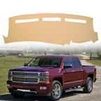 Dashboard Cover Mat for Chevrolet Silverado (1999–2006) Beige