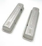 Finned Script Valve Covers Replacement for Small Block Chevy SBC (1969–1974)