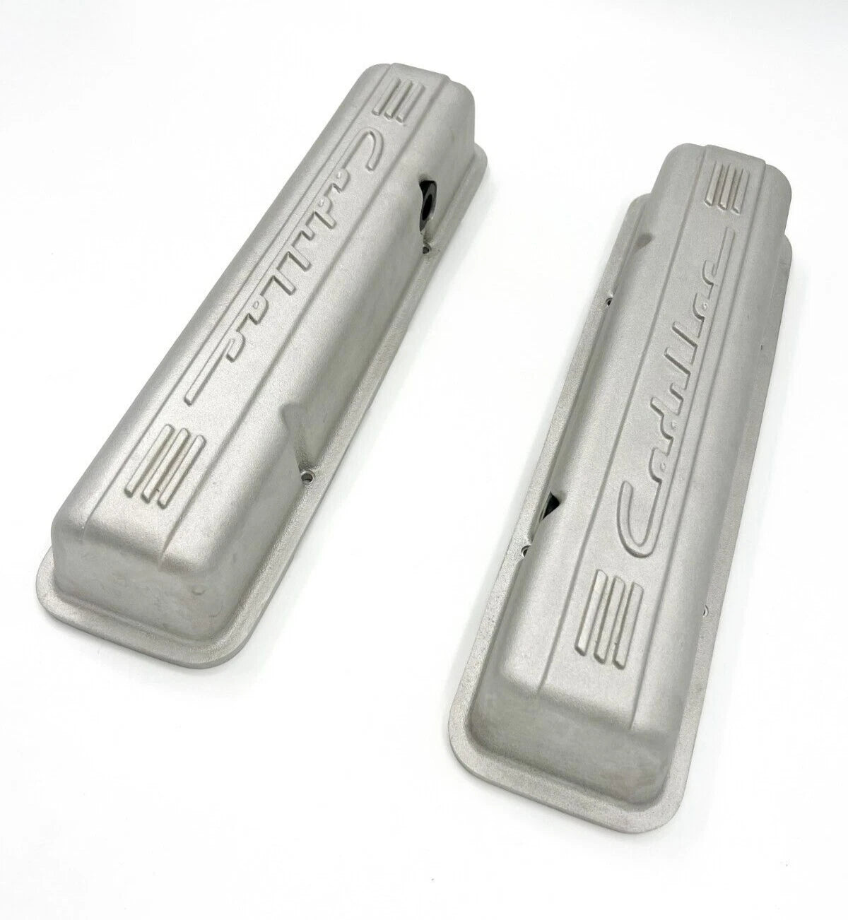 Finned Script Valve Covers Replacement for Small Block Chevy SBC (1969–1974)