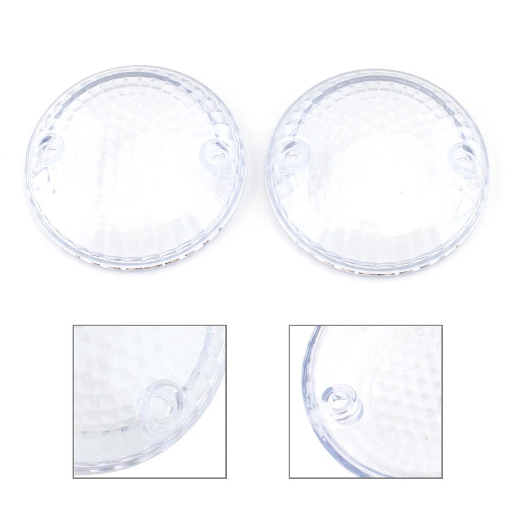 2X Clear Turn Signal Light Lens Cover for Suzuki Intruder 1400 VX800 (1995–2004)