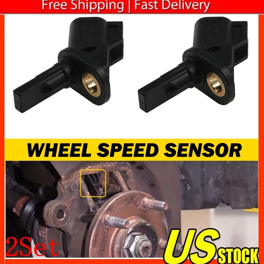 Set of 2 Wheel Speed Sensors for Ford Escape (2013–2019) & Focus (2012–2018)