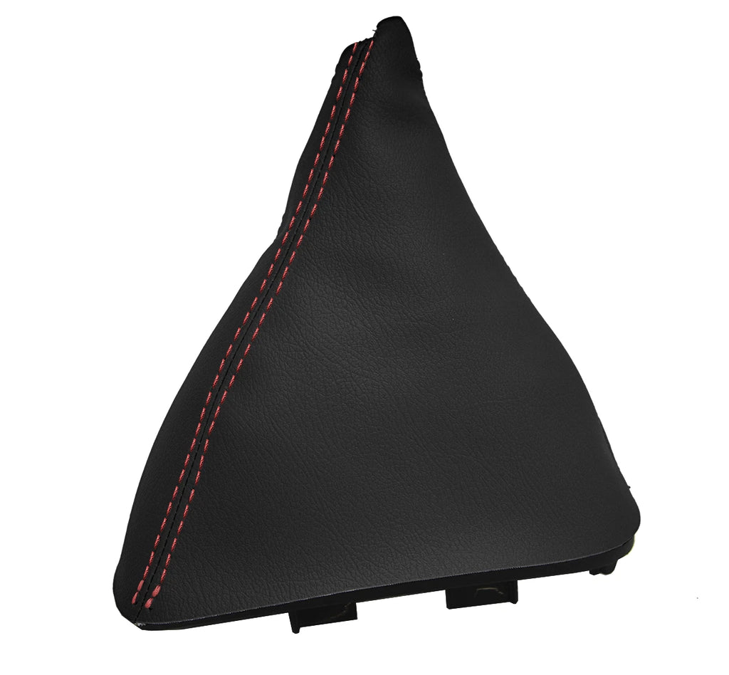 Leather Manual Shift Boot Cover for Dodge Ram 1500 (2002–2008) Red Stitch