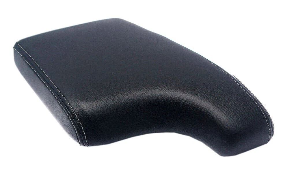 Leather Console Lid Armrest Cover for Acura ILX (2013–2022) Gray Stitch