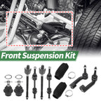10X Front Suspension Kit Tie Rod Ends Sway Bar Link Ball Joint for Ford F-150 (2004–2023)