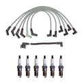 Denso Wire Set & 6 Iridium TT Spark Plugs for Mazda B3000 (1994–2006)