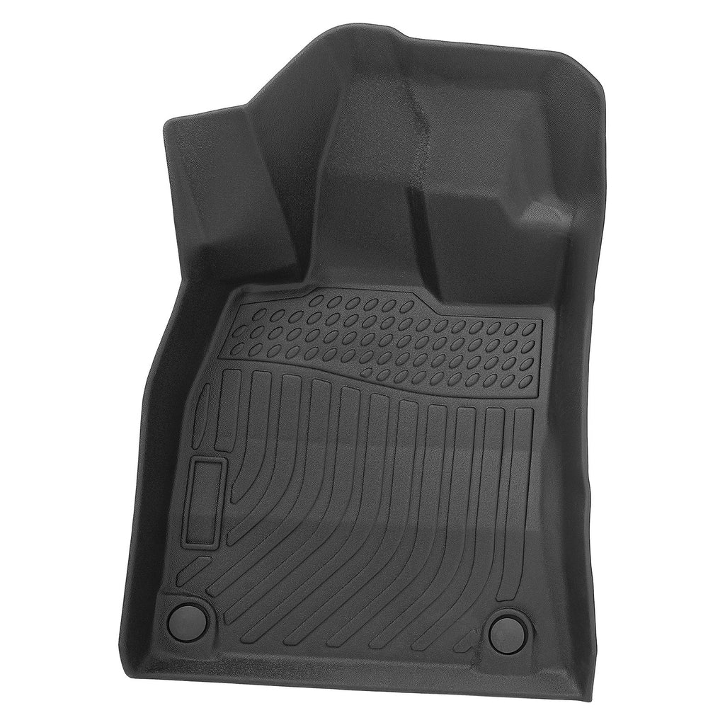 Set of 4 Black TPE Anti-Slip Floor Mats for Audi A4/S4 (2009–2016)