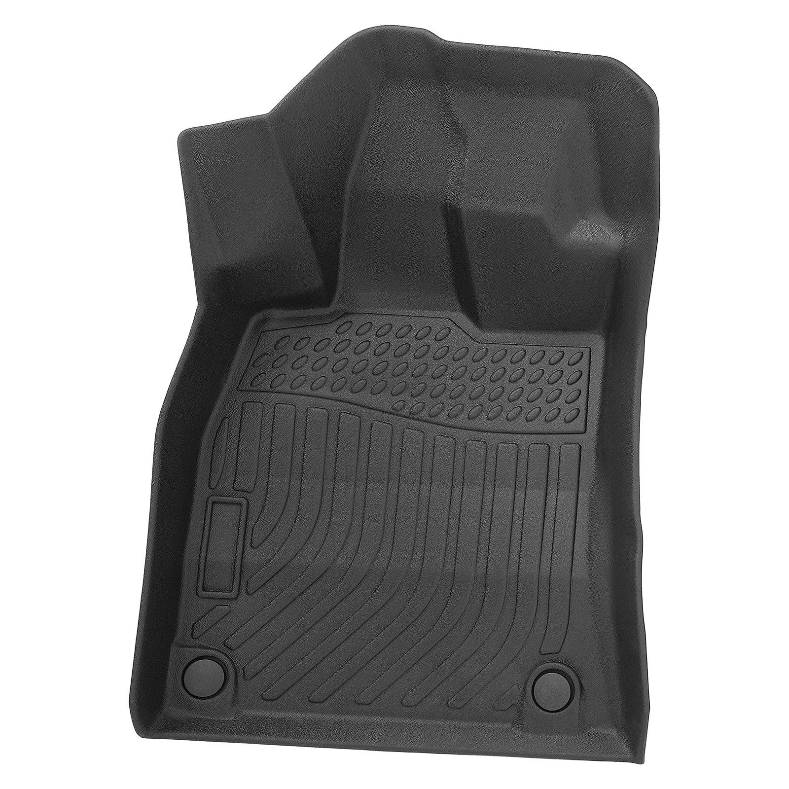 Set of 4 Black TPE Anti-Slip Floor Mats for Audi A4/S4 (2009–2016)