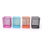 Set of 4 Mesh Organizer Containers for Office Desk