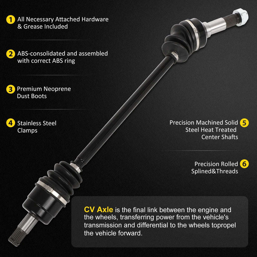 2X CV Axles for Yamaha YXZ 1000R (2016–2022)