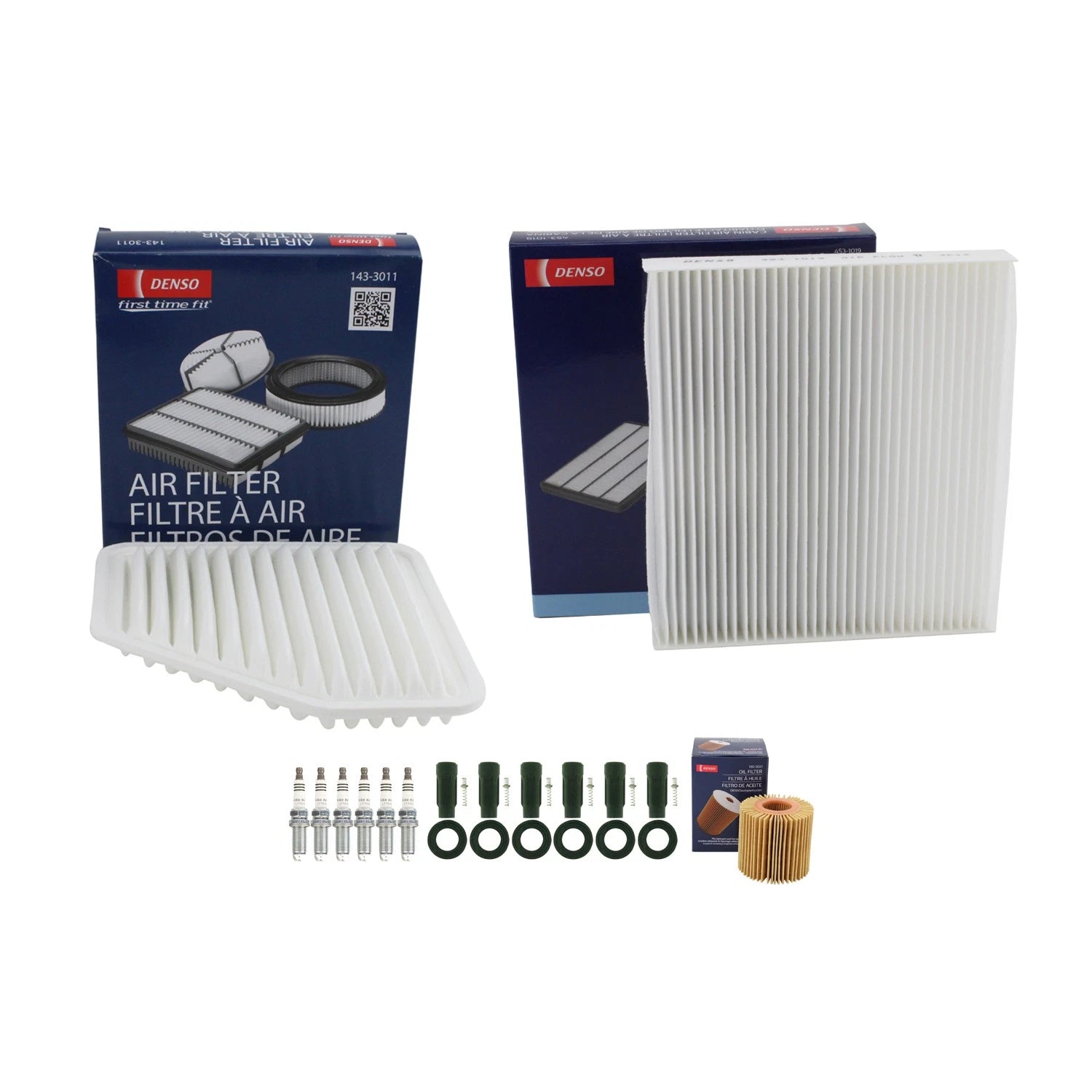 Tune Up Kit with 6 NGK Spark Plugs & Boots for Avalon Camry ES350 RAV4