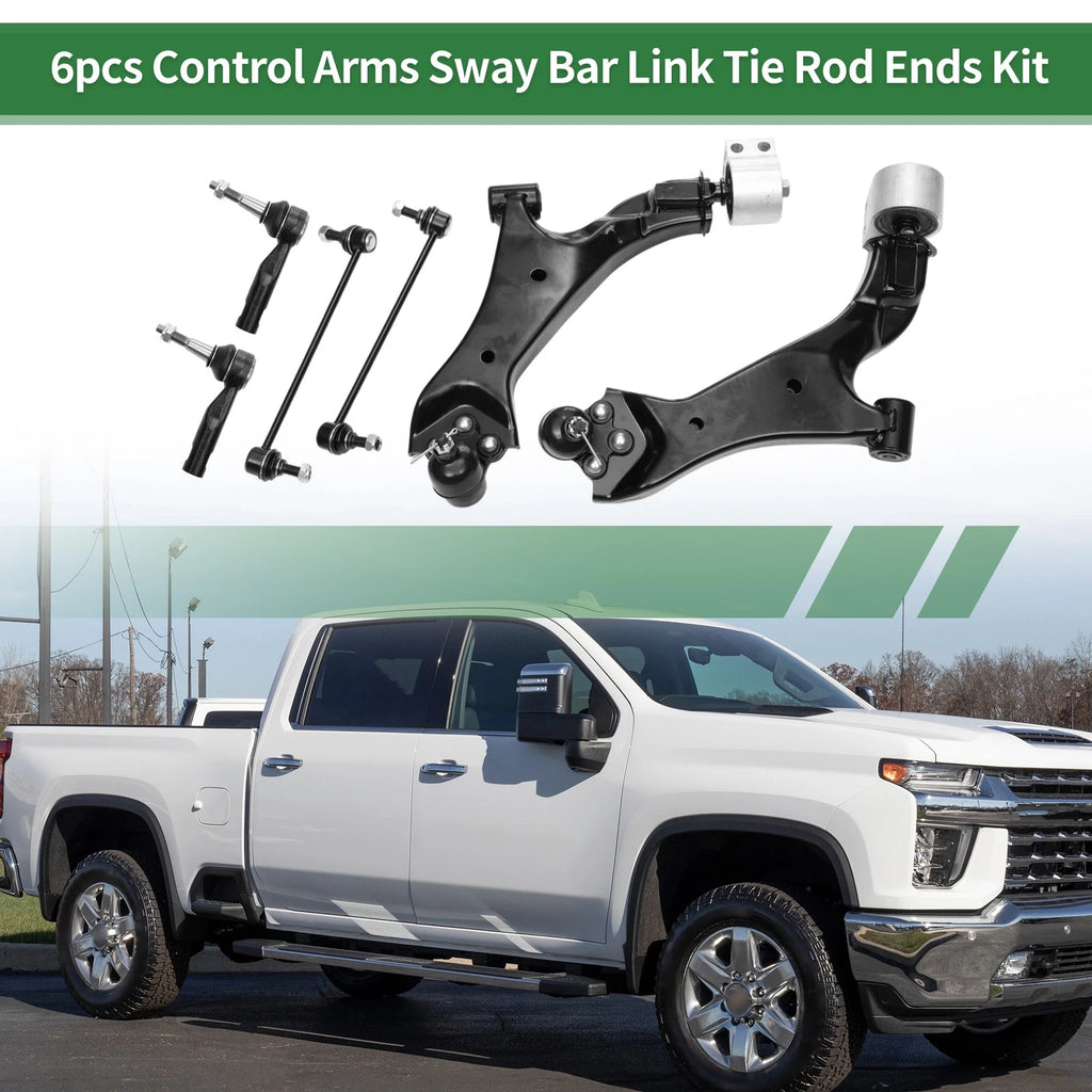 6pcs Front Suspension Control Arm Kit for Chevrolet Equinox (2010–2017) No.524157/524158