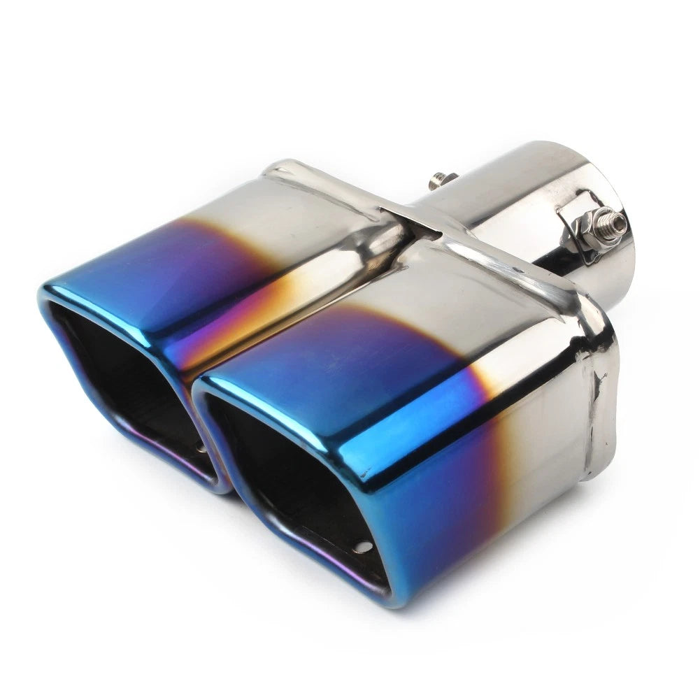 Stainless Steel Dual Exhaust Pipe Tail Muffler Tip for Car