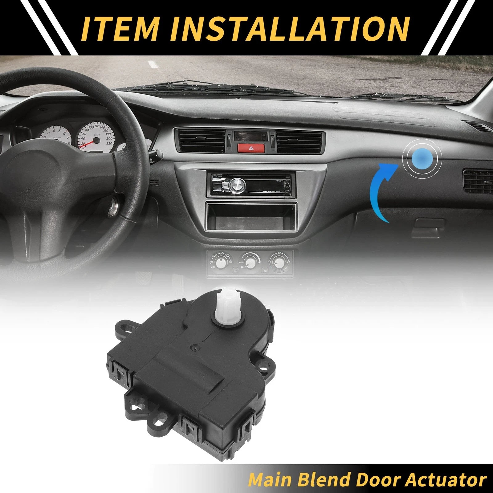 HVAC Air Door Actuator Heater Blend for Ford F-250 (2008–2009) No.604279