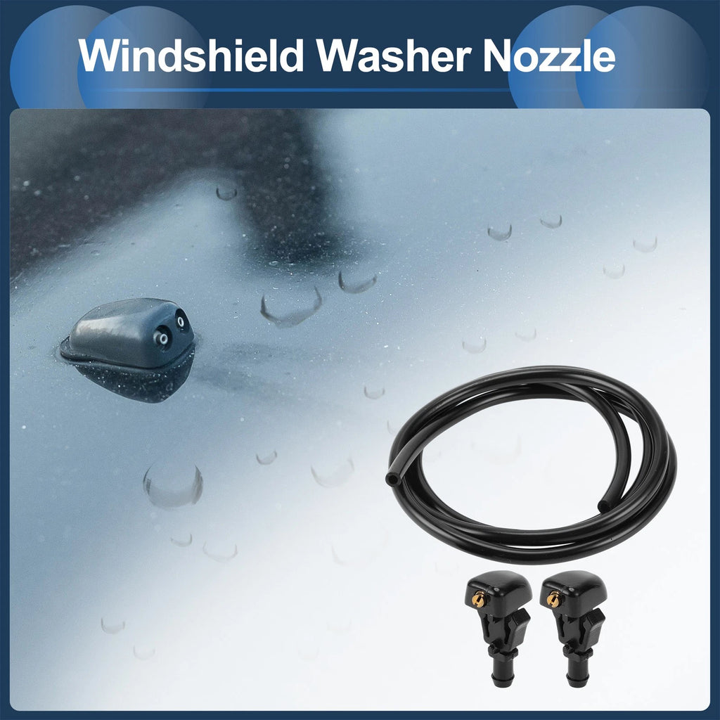 Set of 1 Windshield Washer Nozzle with Fluid Hose for Ford Crown (1994–2004)