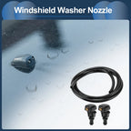 Set of 1 Windshield Washer Nozzle with Fluid Hose for Ford Crown (1994–2004)