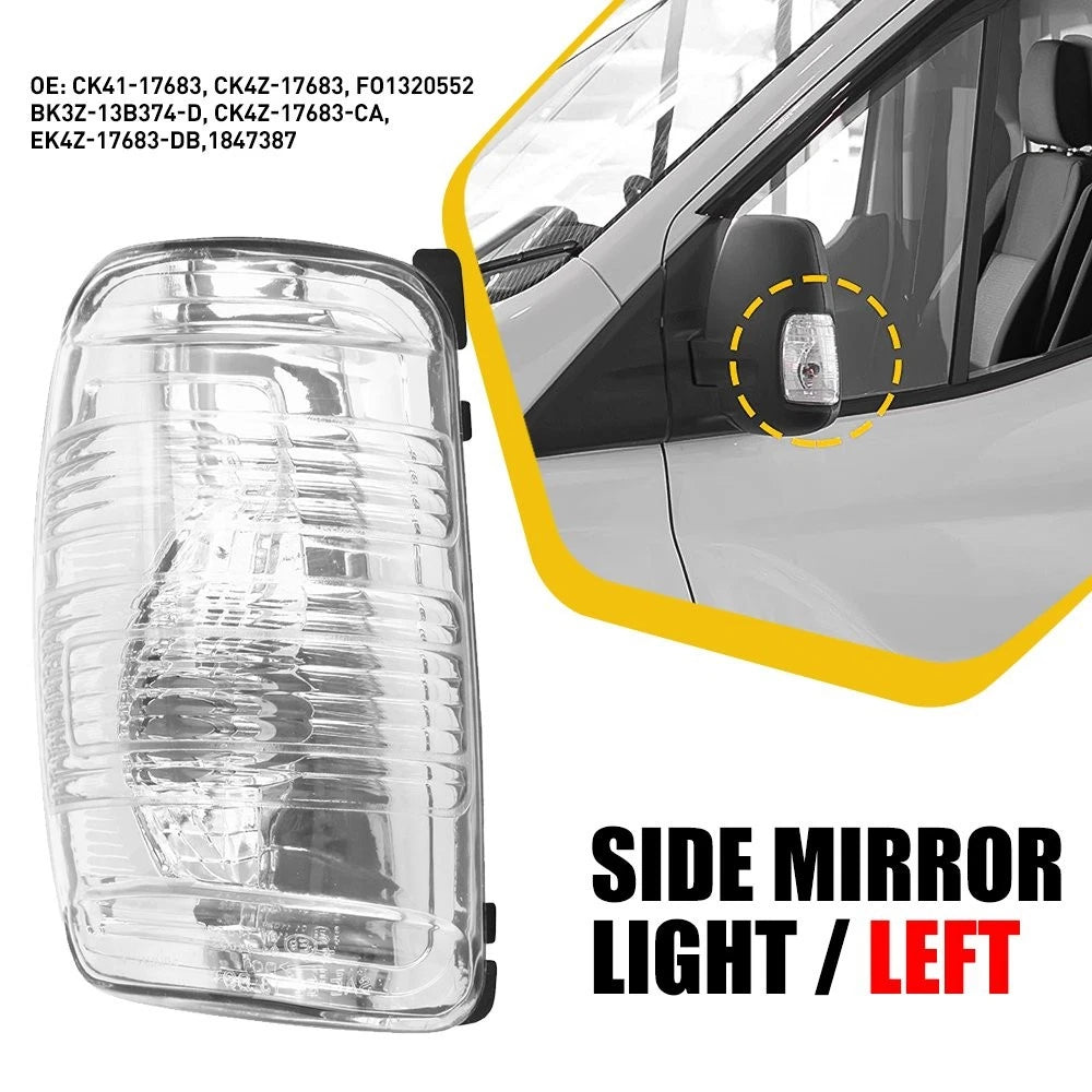 Driver Side Turn Signal Light Lens for Ford Transit (2015–2021)