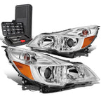 Chrome Amber Signal Projector Headlights for Subaru Outback/Legacy (2010–2014)