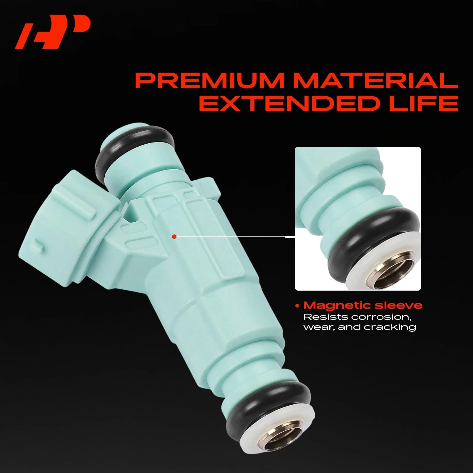 Set of 4 Fuel Injectors for Hyundai Elantra (2006–2012) Kia Soul (2009–2013)
